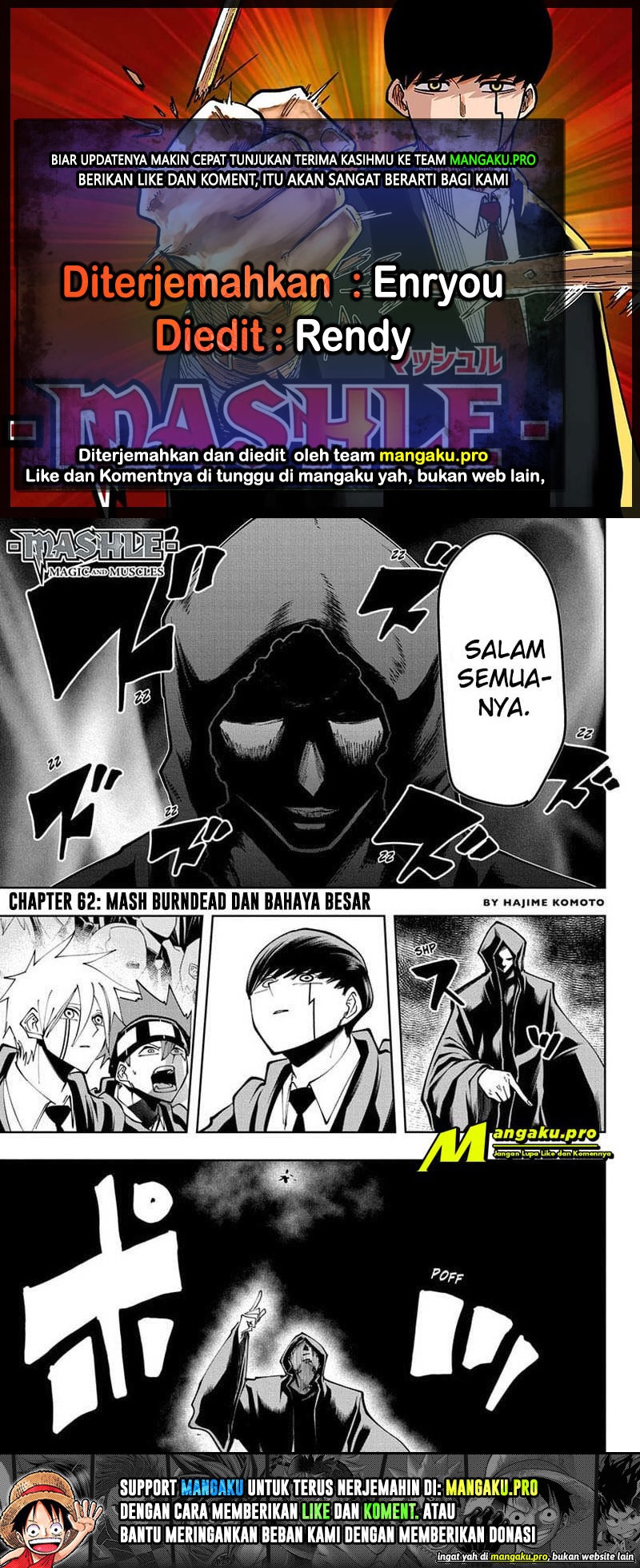 Mashle: Magic and Muscles chapter 62